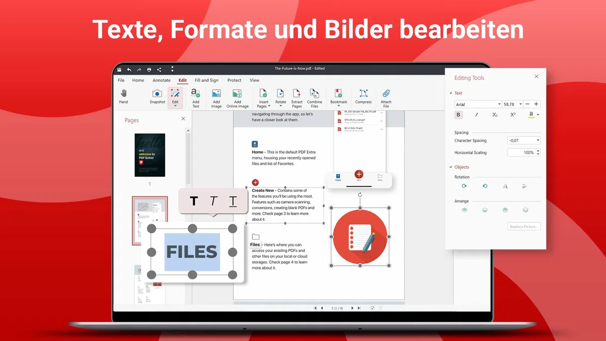 PDF Extra Premium Jahreslizenz PDF-Reader Editor 1 Windows-PC 1 Benutzer Online-Code