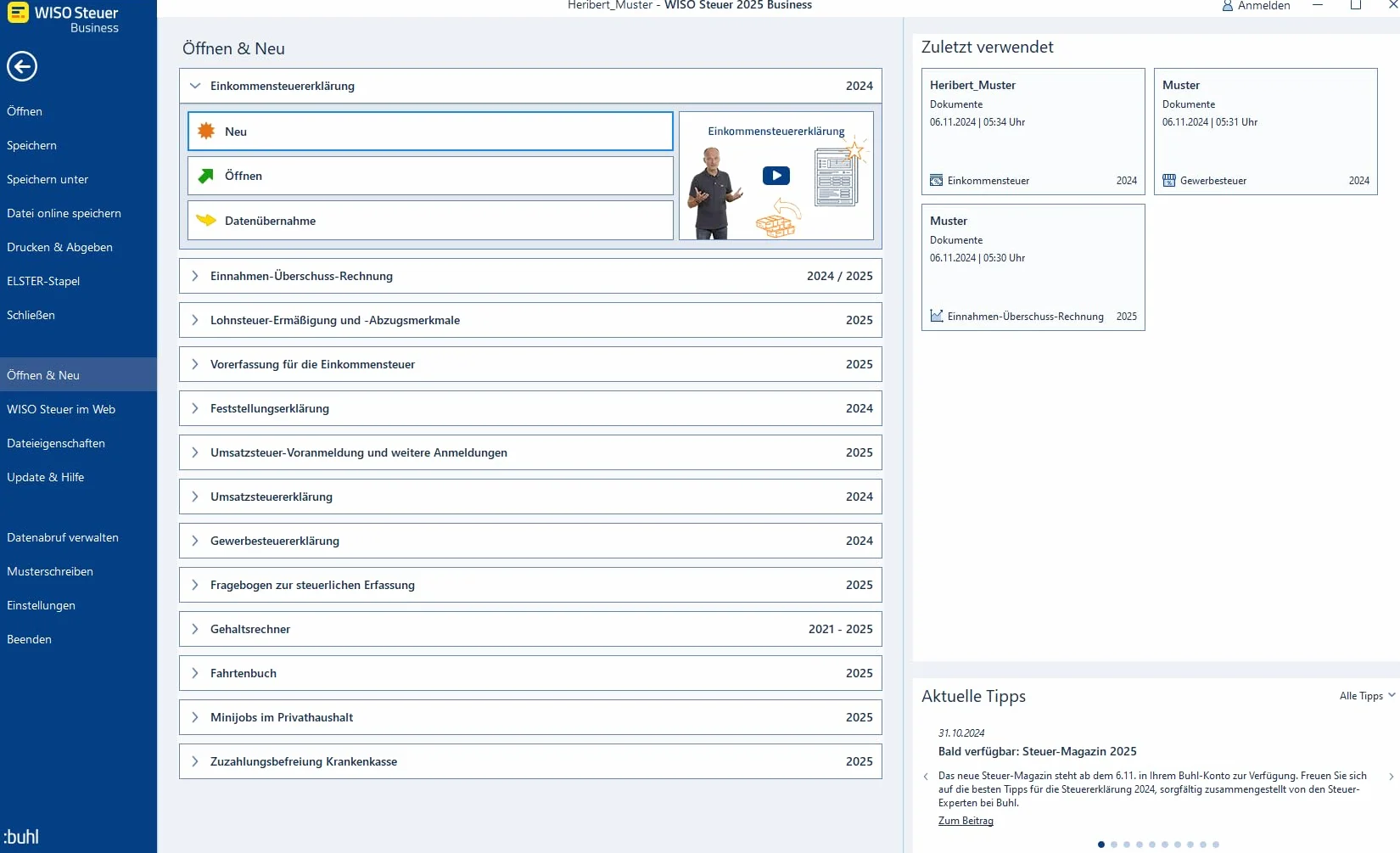 WISO Steuer 2025 Business |Digitaler Download