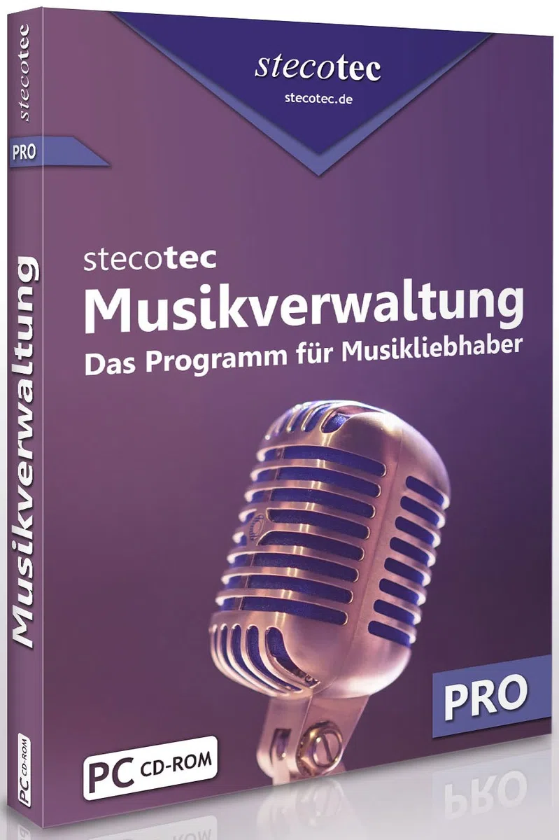 Stecotec Musikverwaltung Pro: CD- und Schallplatten-Sammlung am PC verwalten, Musikverwaltungssoftware