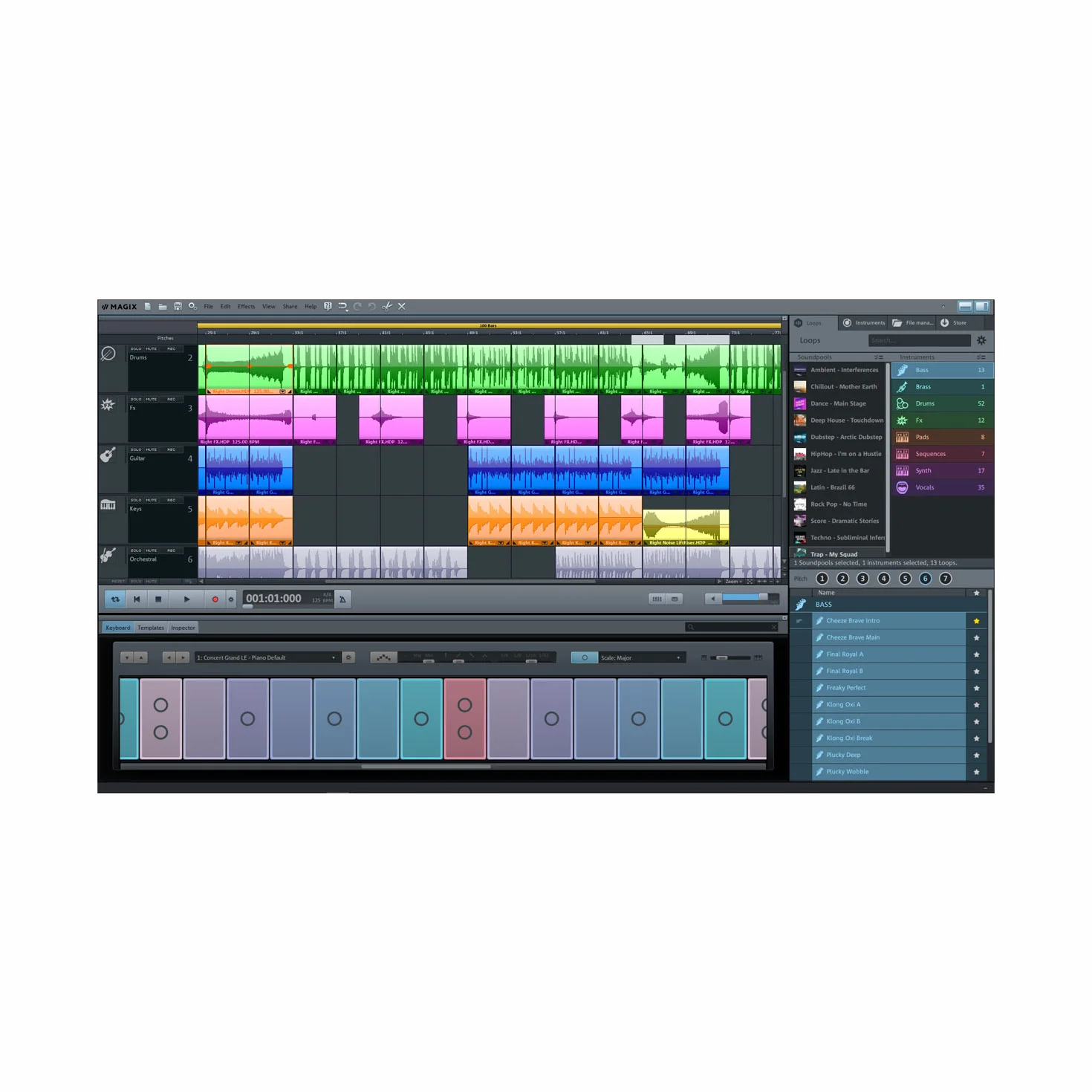 MAGIX Music Maker – Hip Hop Beat Producer Edition – Die Audiosoftware für eigene Hip Hop Beats. [Download]