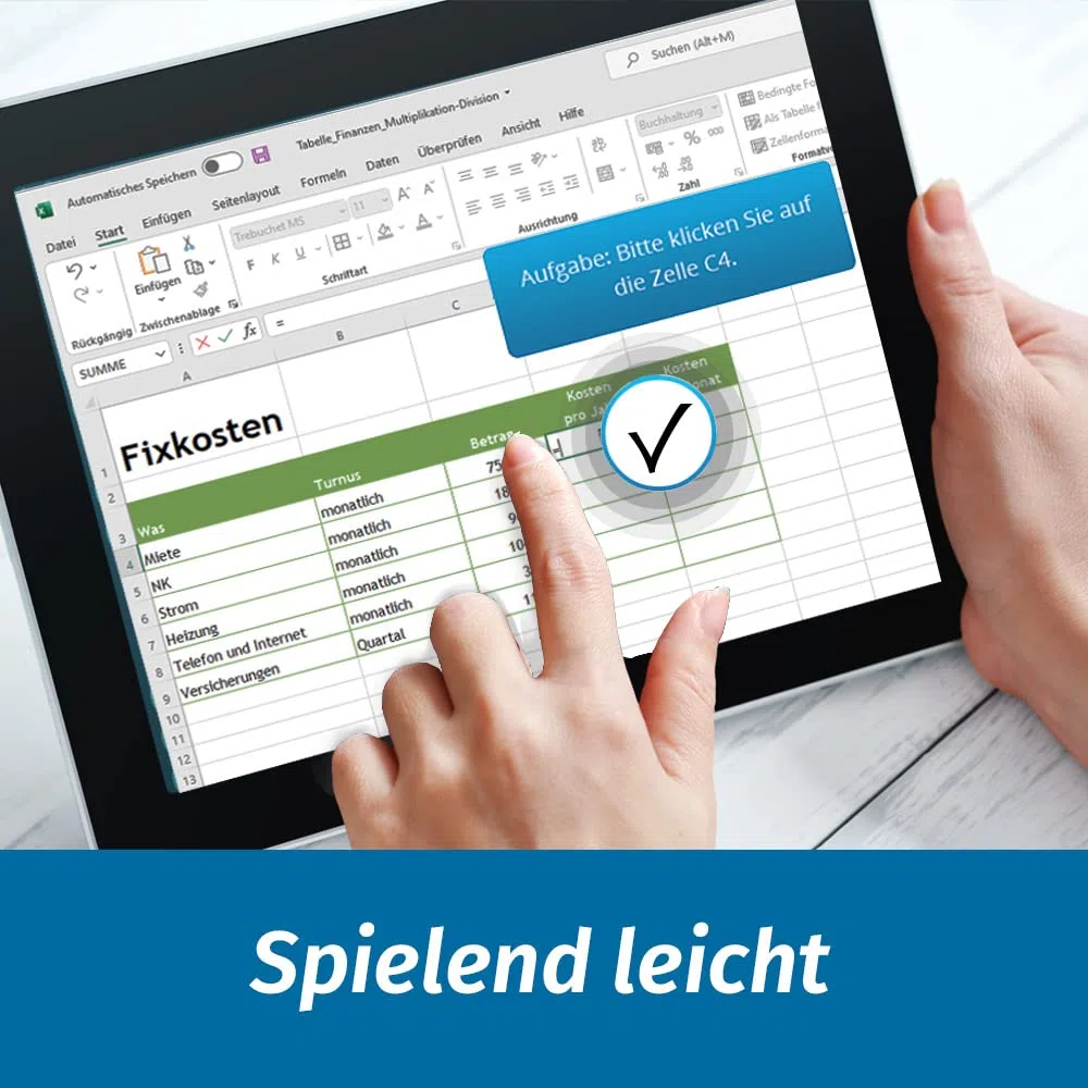 Excel 2021 Insiderkurs Powertraining für Fortgeschrittene Diagramme Pivot Formeln Funktionen Online-Kurs DVD 1 Nutzer-Lizenz