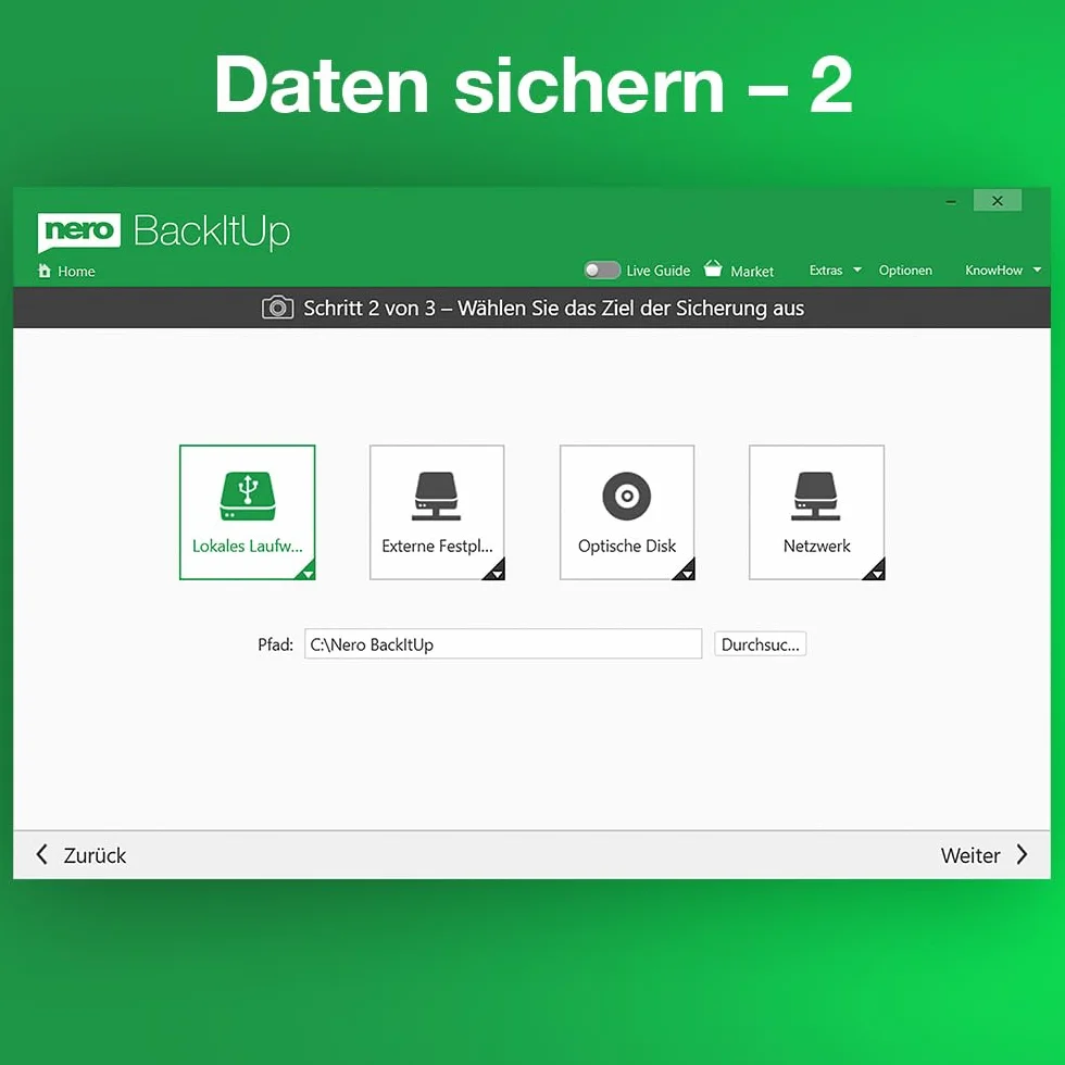 Nero Platinum 365 - Box mit Downloadlink | Videobearbeitung | Backup | Medien verwalten & abspielen | 8K | Fotos | PC Tuning | Windows 11/10/8/7