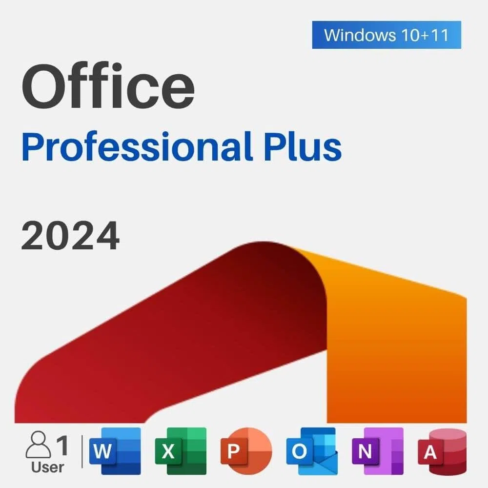 Microsoft Office 2024 Professional Plus Vollversion 1 PC 32 & 64 Bit Windows Deutsch