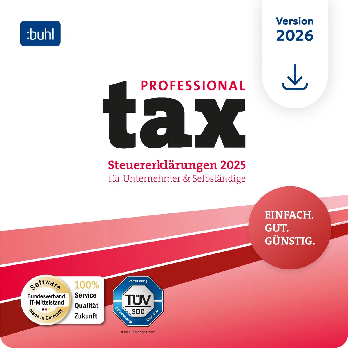 Tax 2026 Professional für Steuerjahr 2025 Digitaler Download