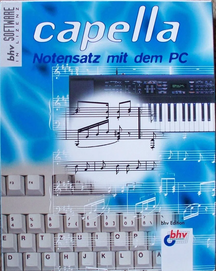 Capella 1 CD-ROM Notensatz für Windows 3.1/95/98