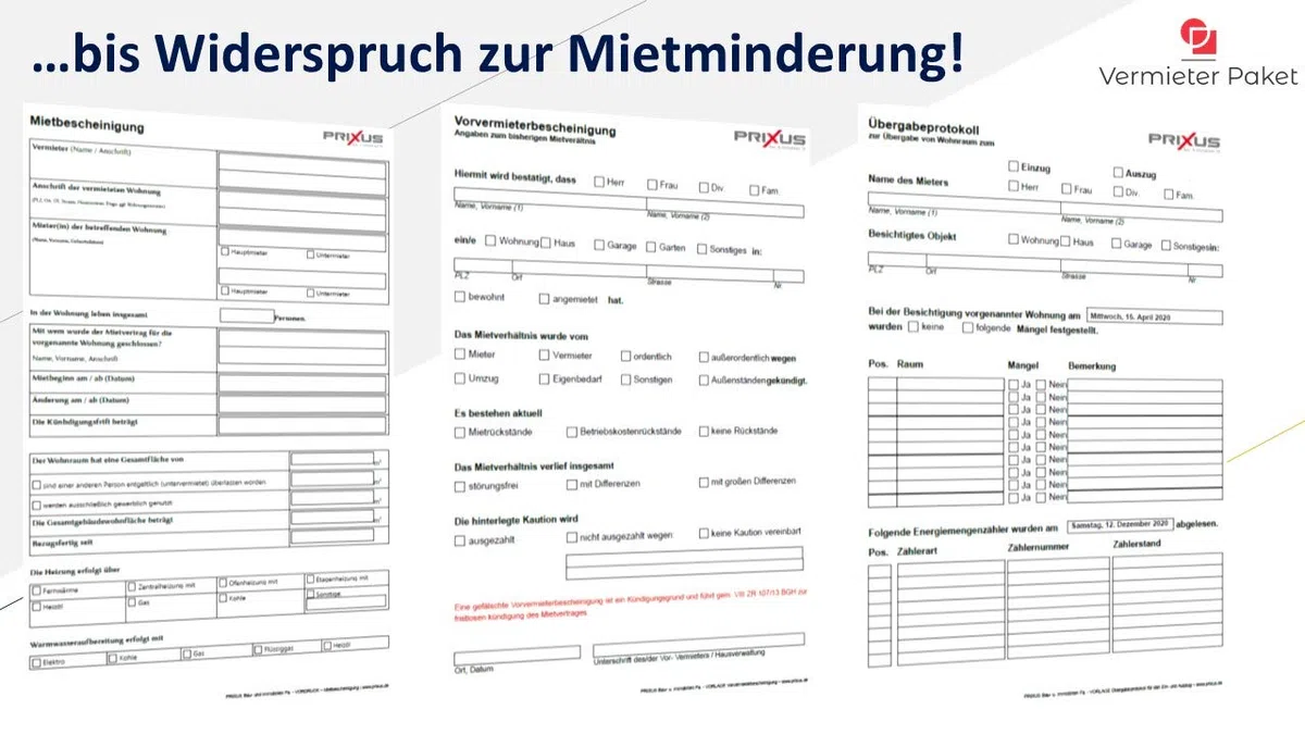 Das Vermieterpaket CD-ROM Online Updates Vermieterverwaltung