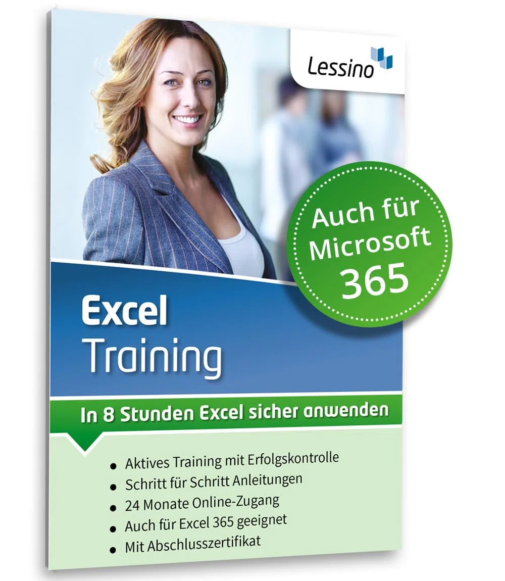 Excel Training Online-Kurs: Schritt für Schritt lernen & sicher anwenden für Microsoft 365 & Office 2024 | 1 Nutzer-Lizenz