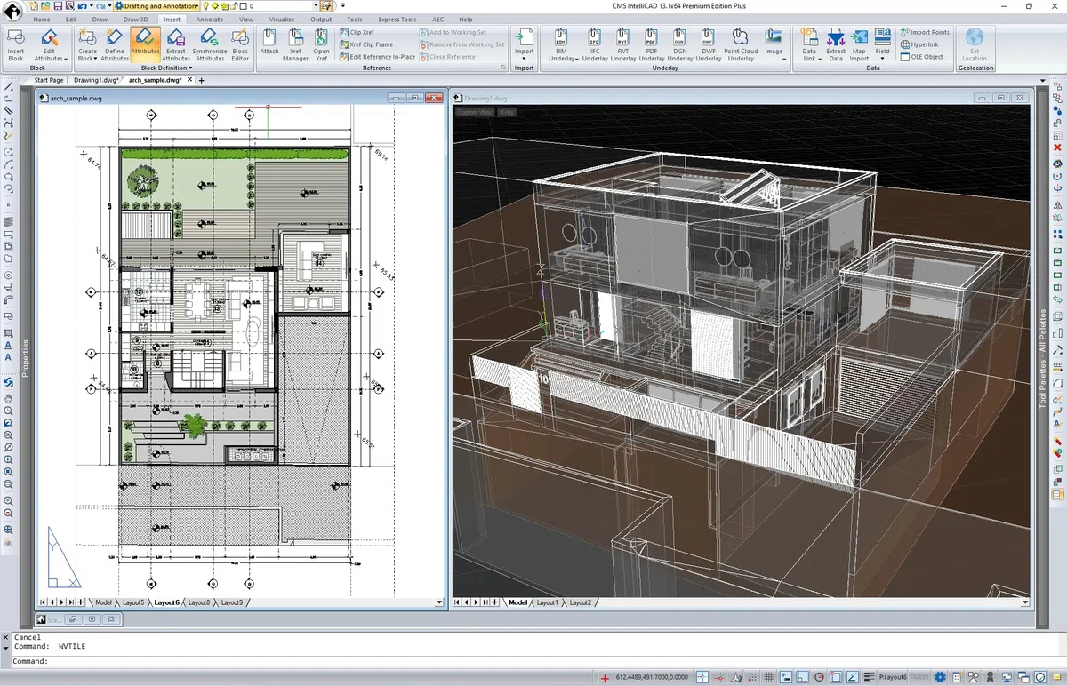 CMS IntelliCAD PE Plus Professionelle CAD-Software 2D 3D .dwg Perpetuelle Lizenz DVD Download