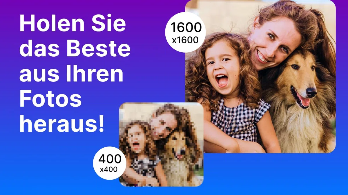 Nero AI Image Upscaler 365 | Fotos schärfen & unscharfe Bilder reparieren | 1 PC | Windows 11/10