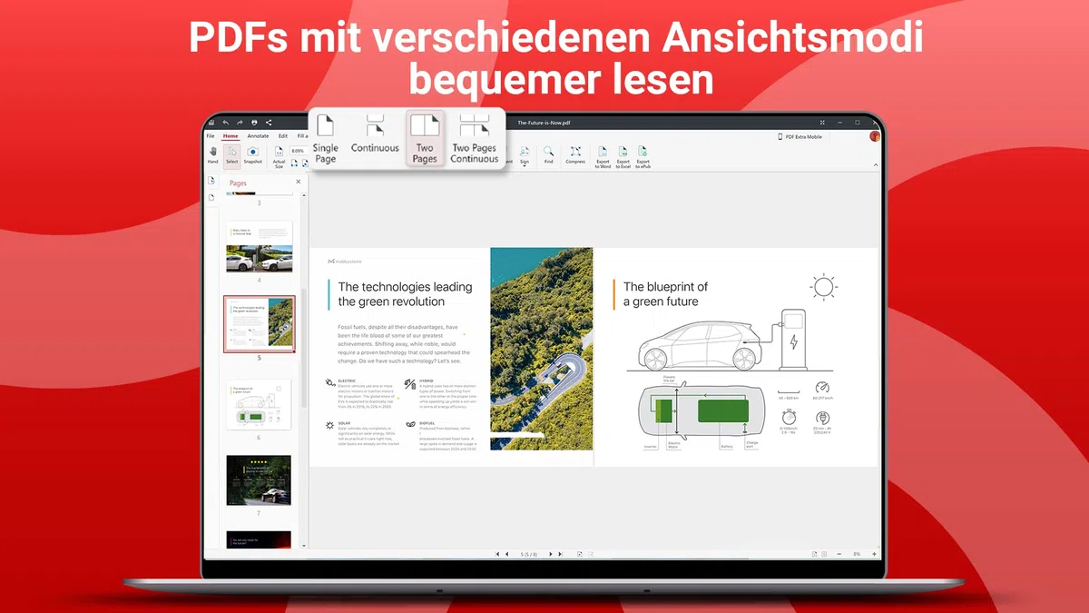 PDF Extra Premium Jahreslizenz PDF-Reader Editor 1 Windows-PC 1 Benutzer Online-Code