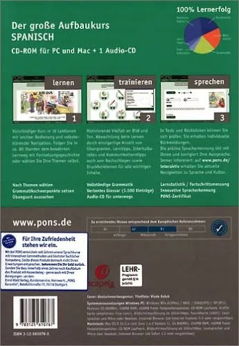 PONS Der große Aufbaukurs Spanisch (PC+MAC)