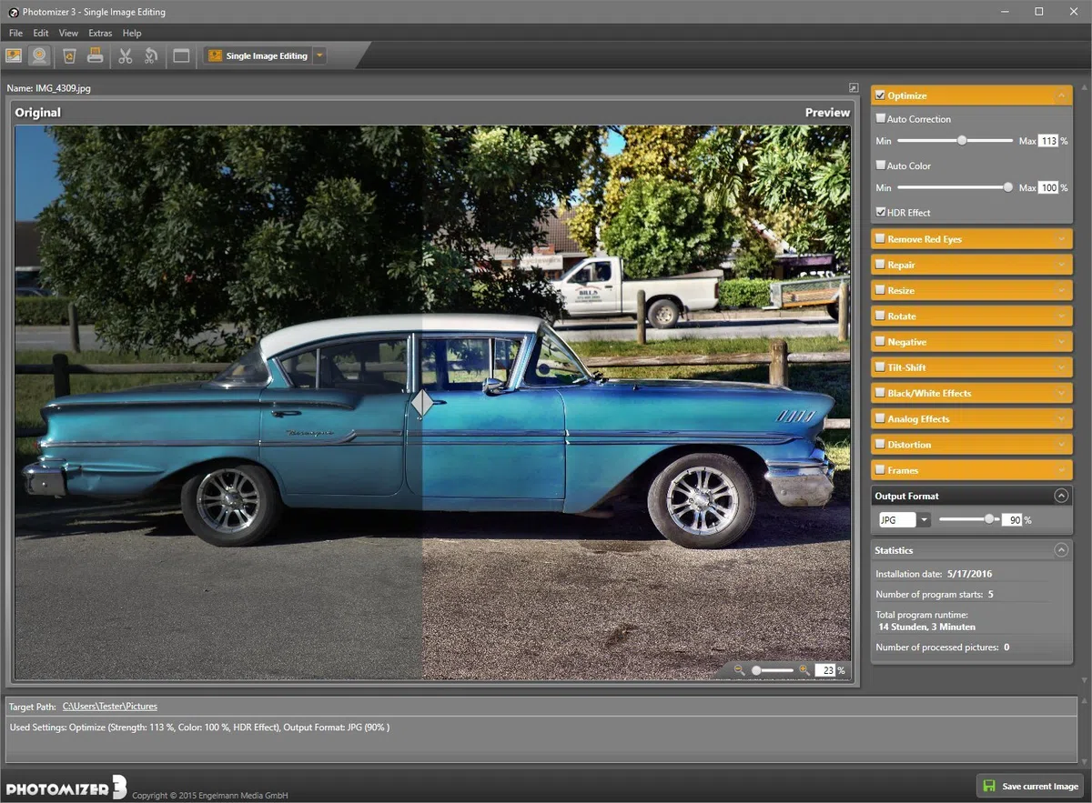 Photomizer 3 Premium - Bildbearbeitungsprogramm - Digitale Fotos optimieren und reparieren - Fotobearbeitungsprogramm