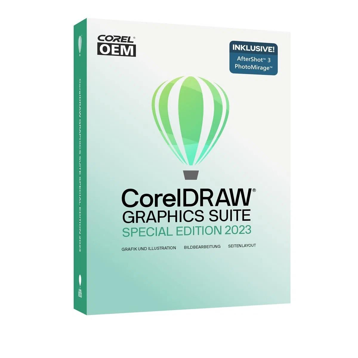 CorelDRAW Graphics Suite Special Edition 2023 OEM inkl. AfterShot 3 + PhotoMirage Express Dauerlizenz DVD-Box