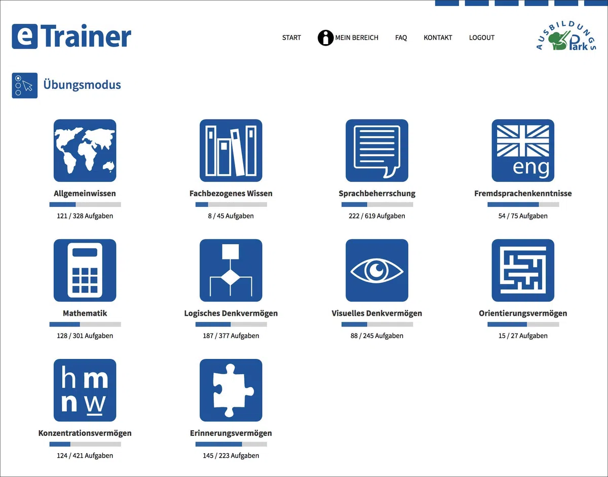 Polizei Baden-Württemberg Einstellungstest 2026: eTrainer – Der Online-Testtrainer | Über 1.600 Aufgaben m. Lösungen: Sprachbeherrschung, Allgemeinwissen, Konzentration und mehr | Eignungstest üben