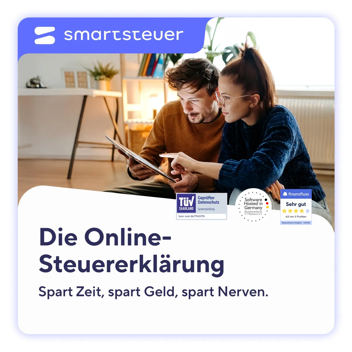 smartsteuer 2026 Steuersoftware für das Jahr 2025 Inklusive 5 Abgaben Aktivierungscode per Email