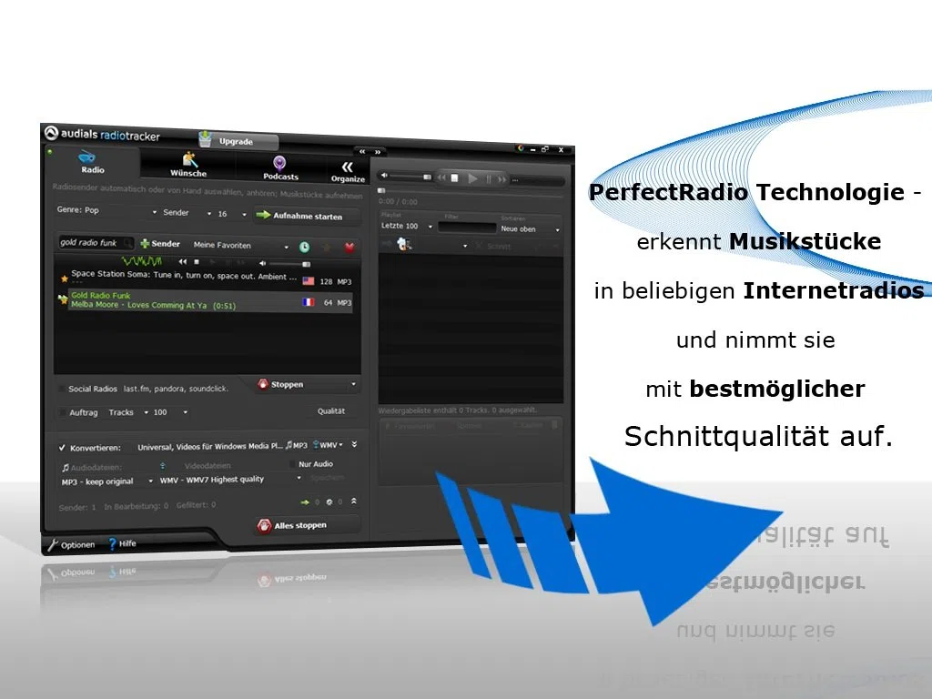Audials Radiotracker 8 Platinum CD-ROM: MP3 aus Webradios mitschneiden, Radios & Podcasts genießen