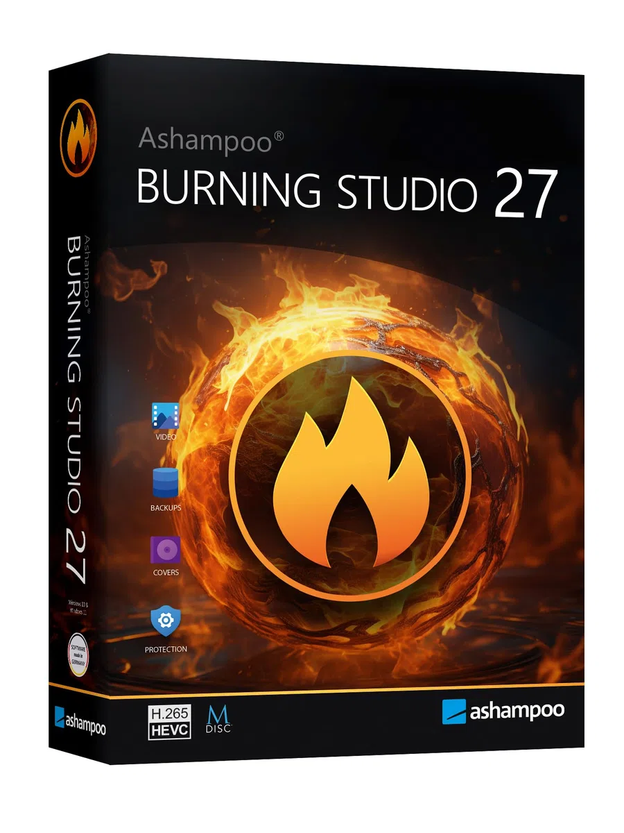 Burning Studio 27 - Brennen - Kopieren - Sichern Das Multimedia Genie für Filme, Fotos, Musik und Daten für Windows 11 / 10