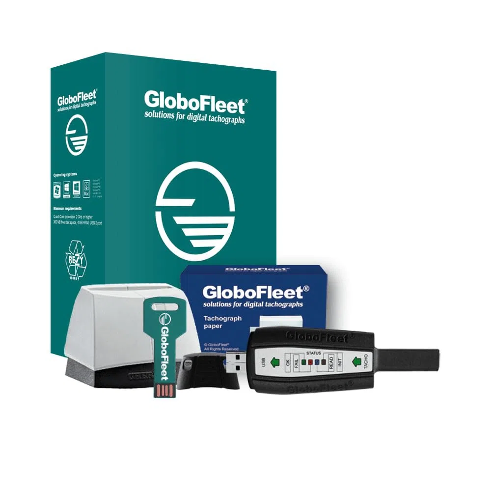 GloboFleet Starter Set Minimal DK II Chipkartenleser 8GB Downloadkey II USB Key DTCO 4.1 ready