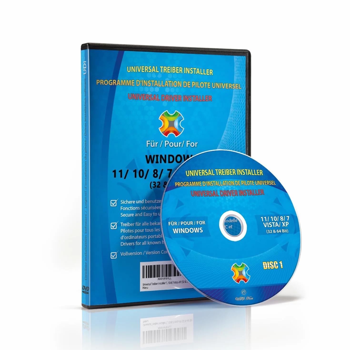 Universal Treiber Installer für Windows 11-10-8-7-Vista-XP (32 & 64 Bit)