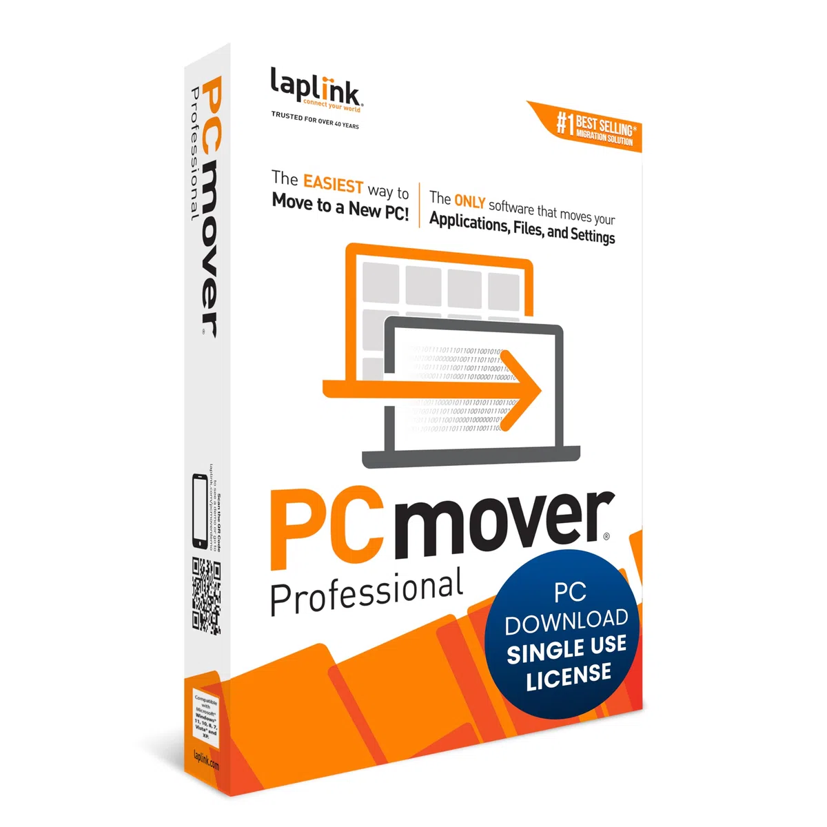 Laplink PCmover Professional – Datenübertragungssoftware – Lizenz für 1 Verwendung