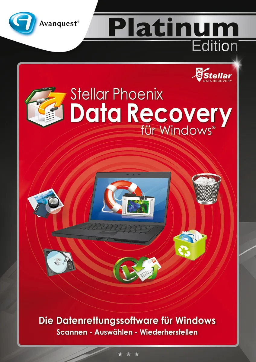 Stellar Phoenix Data Recovery für Windows Avanquest Platinum Edition