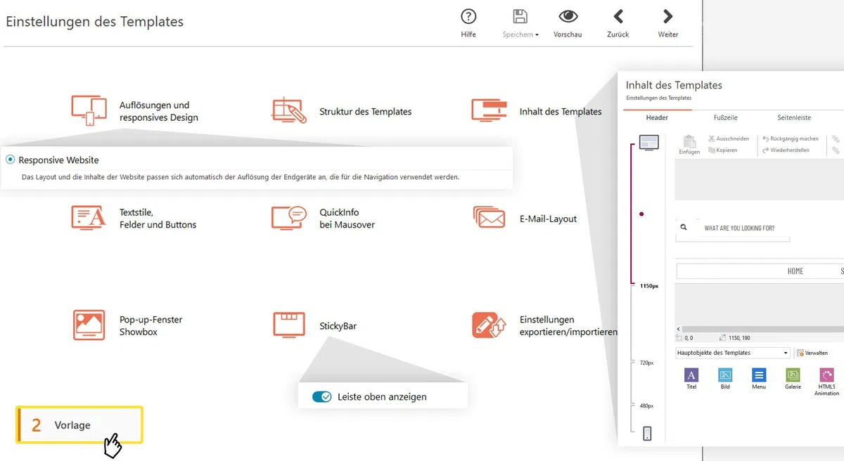 WebSite X5 Evo Neueste Version Professionelle Websites Blogs Webhosting Box Windows 11 10 8 7