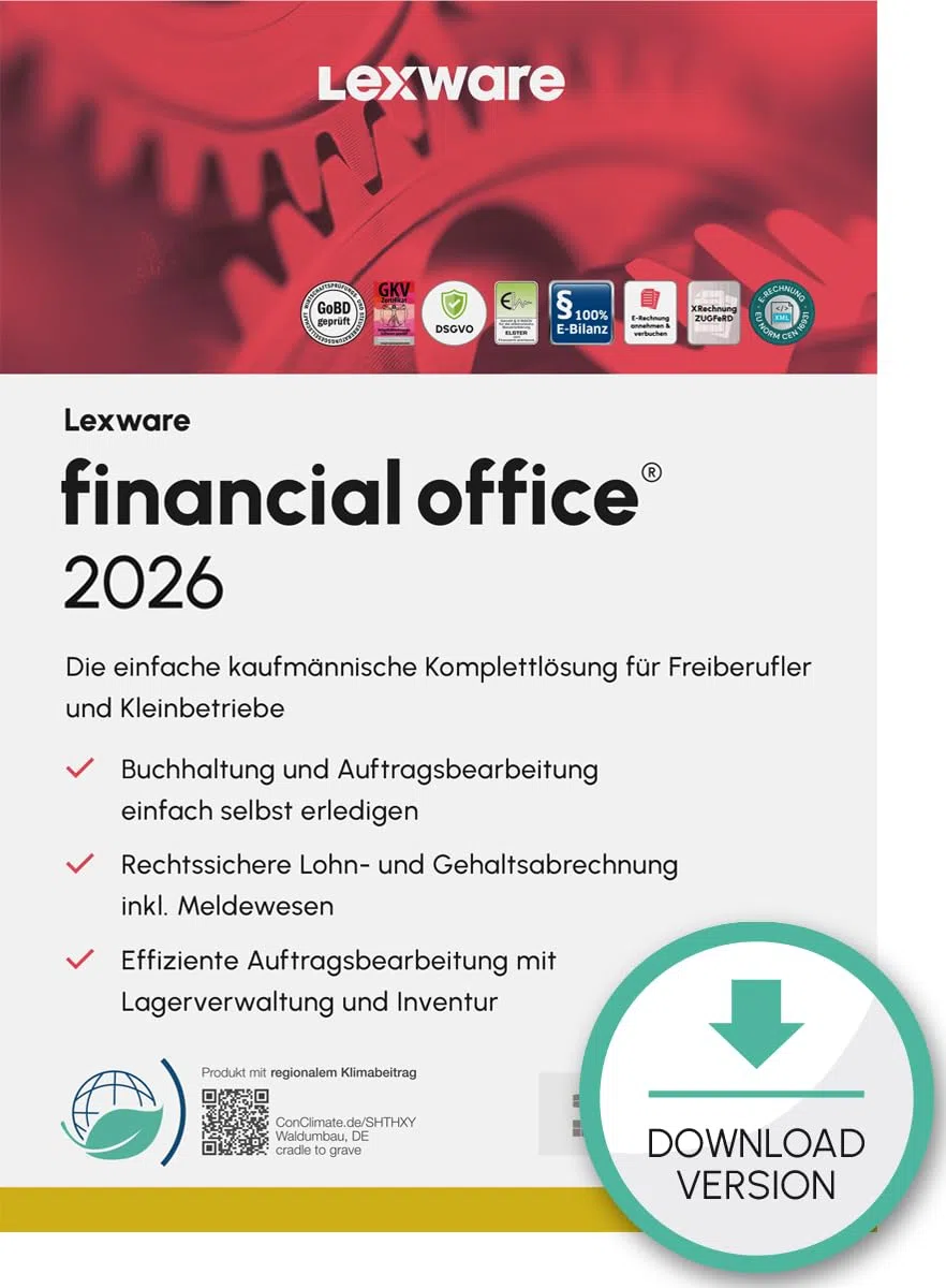 Lexware financial office Standard 2026 (365 Tage) PC Aktivierungscode