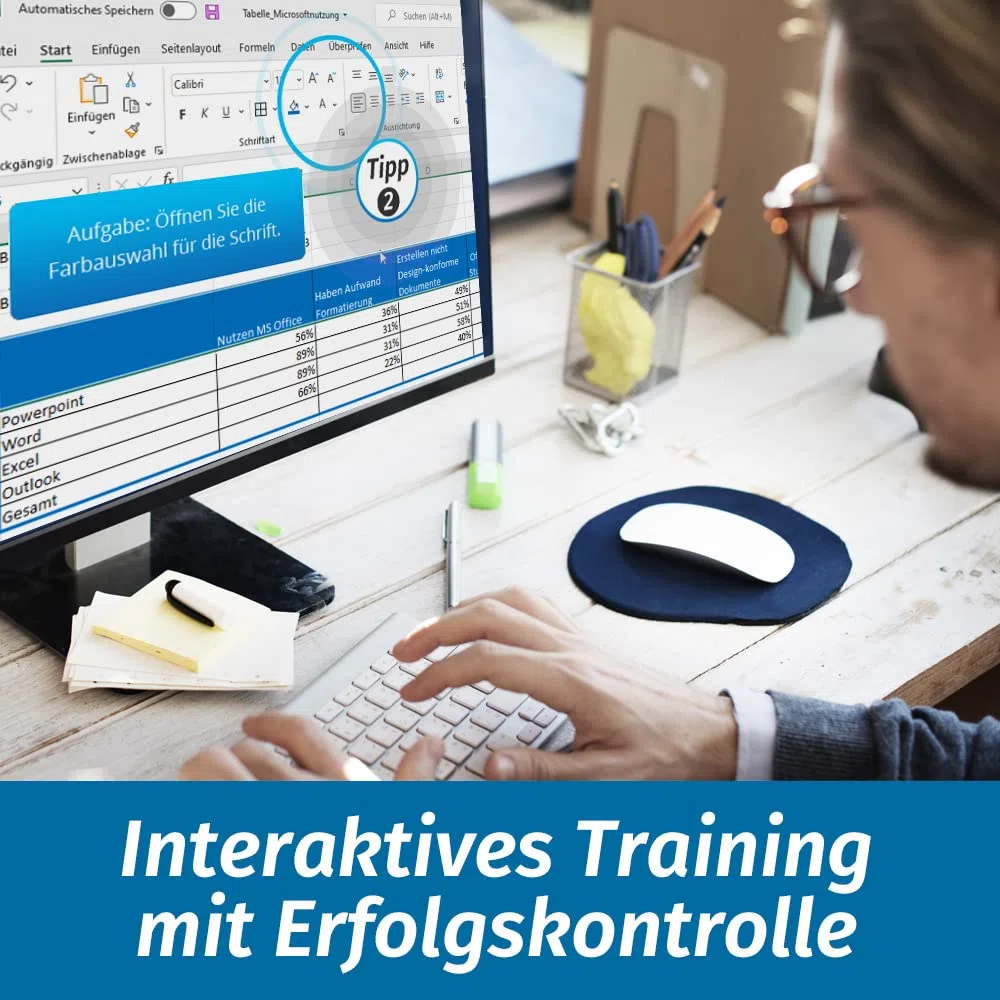 Excel 2021 Insiderkurs Powertraining für Fortgeschrittene Diagramme Pivot Formeln Funktionen Online-Kurs DVD 1 Nutzer-Lizenz