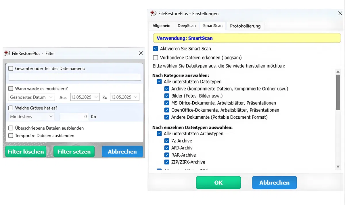 FileRestorePlus - Professionelle Datenrettung, Gelöschte Dateien, Fotos & Dokumente wiederherstellen, für Festplatten, USB-Sticks & SD-Karten, Schnelle & Einfache Bedienung für Win 11, 10