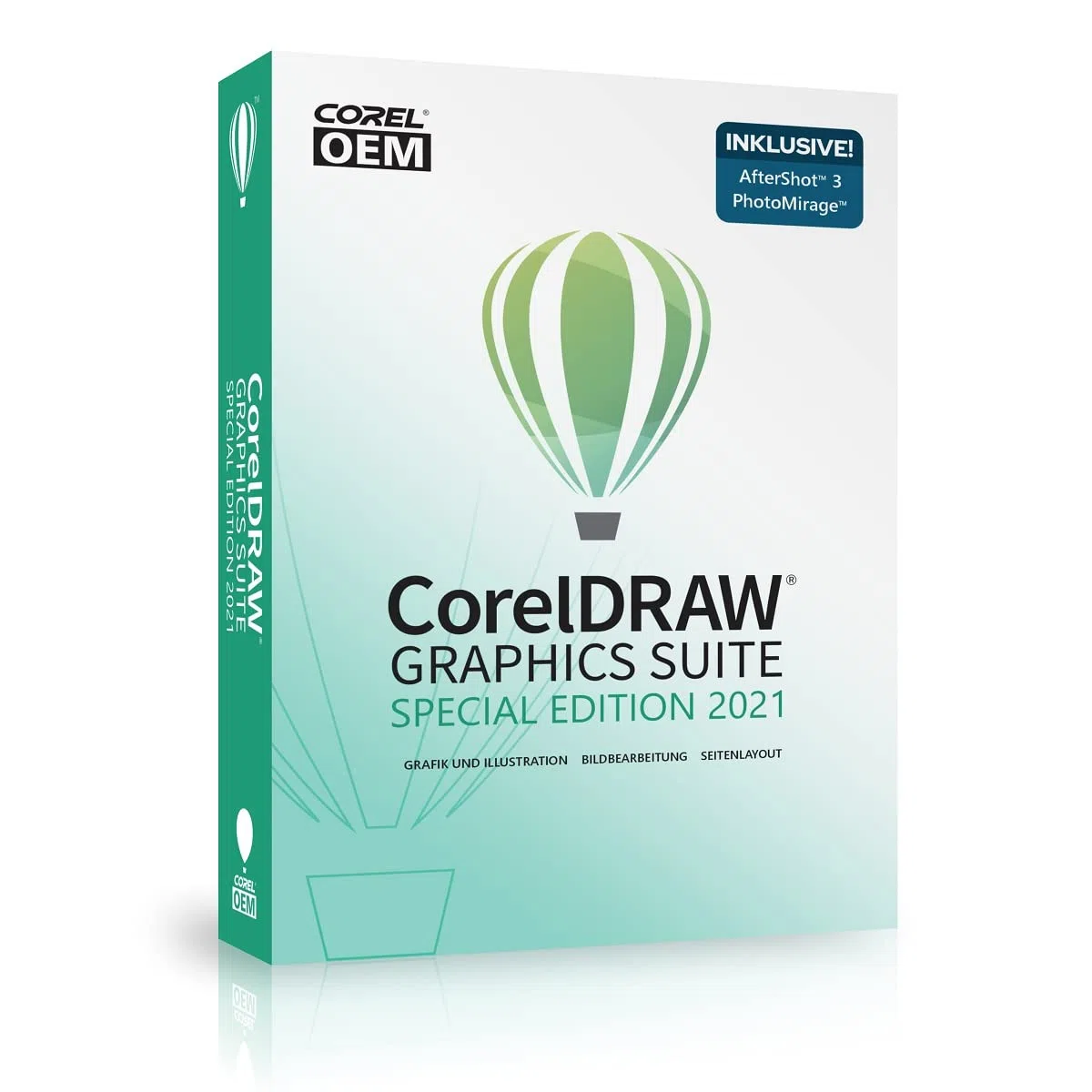 CorelDRAW Graphics Suite Special Edition 2021 OEM inkl. AfterShot 3 PhotoMirage Express DVD-Box