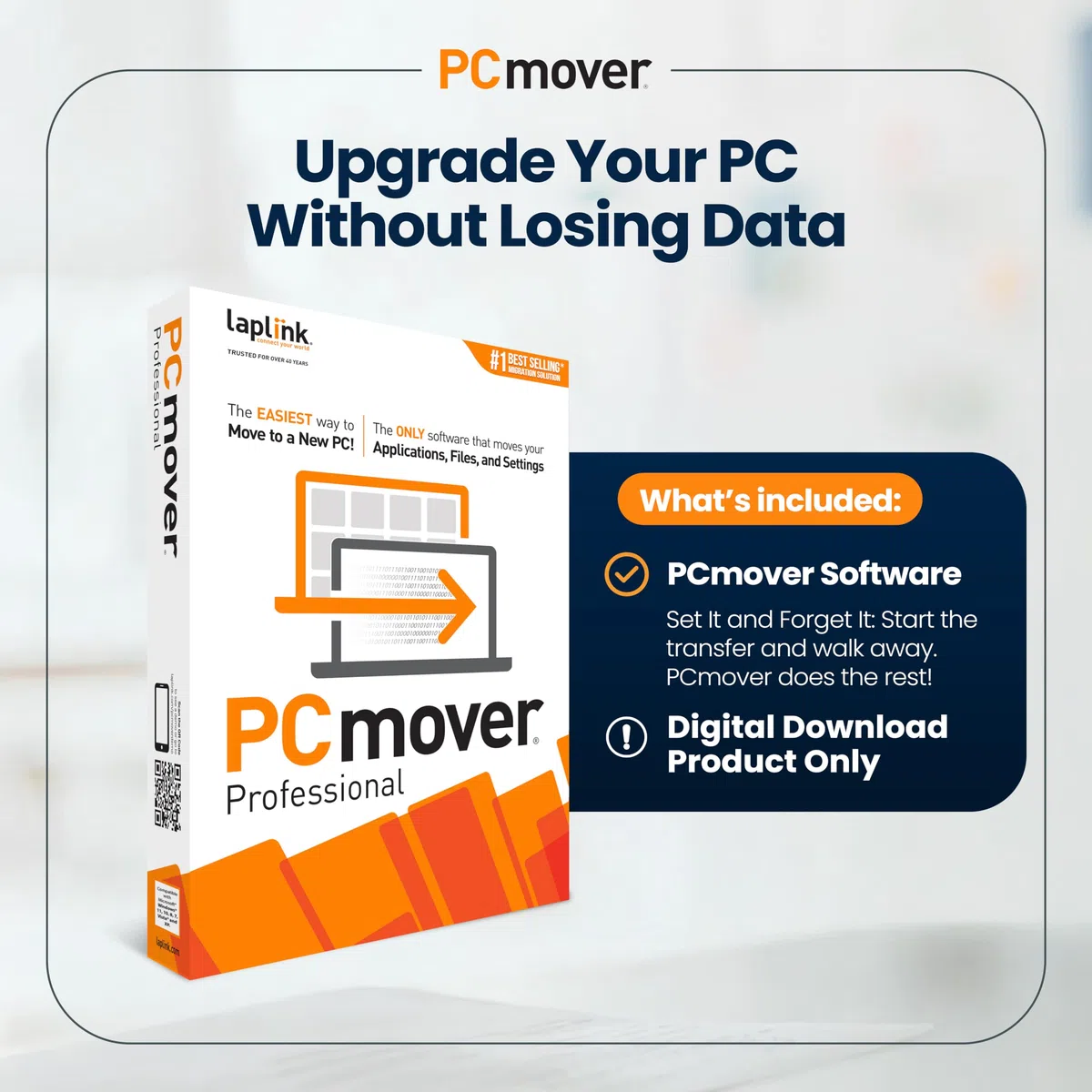 Laplink PCmover Professional – Datenübertragungssoftware – Lizenz für 1 Verwendung