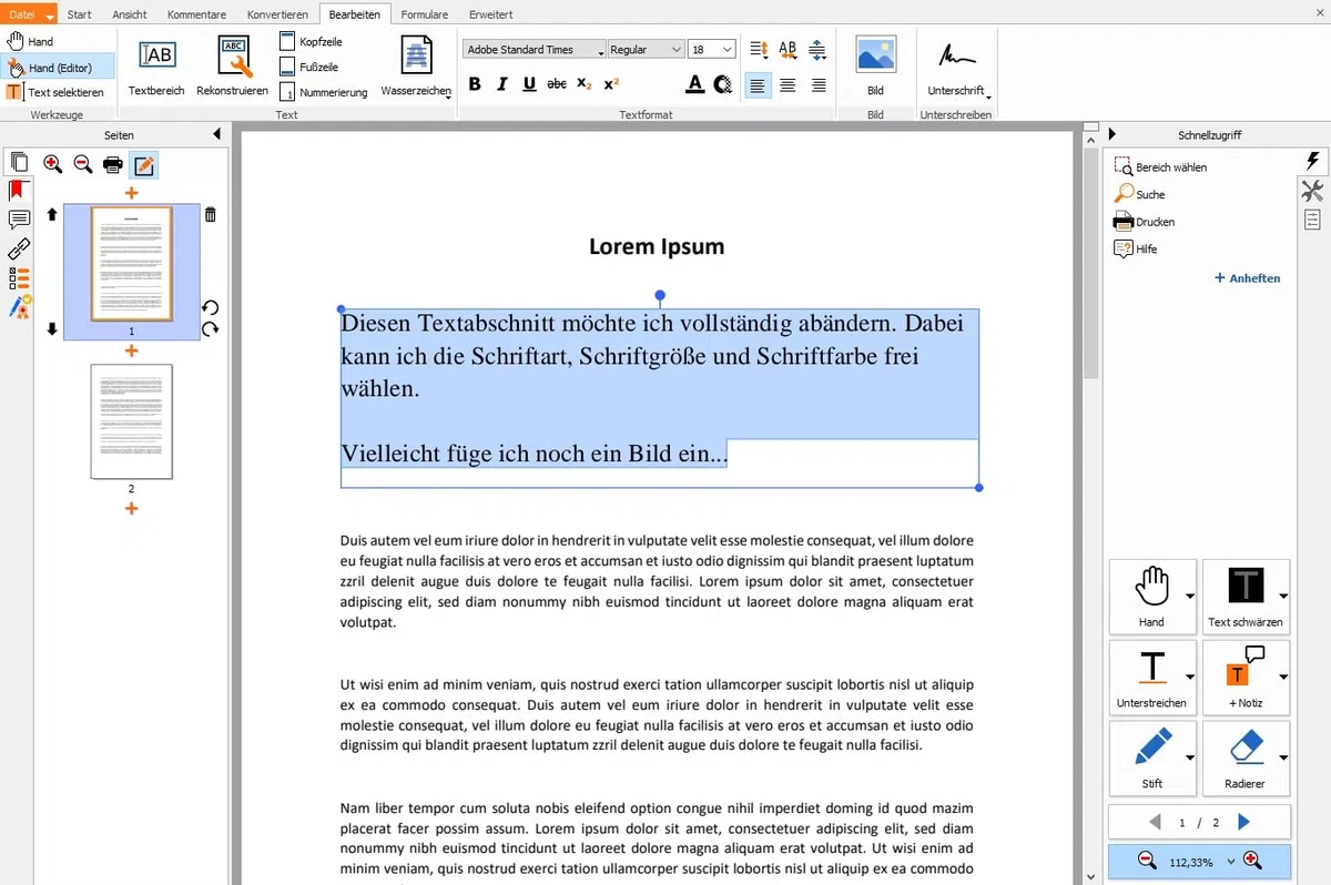 PDF Director 3 PRO 3 PCs inkl. OCR 3.0 Modul PDFs bearbeiten, erstellen, konvertieren für Win 11, 10, 8.1, 7