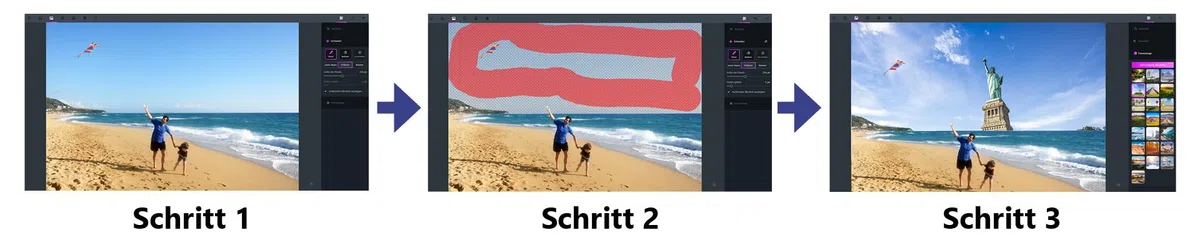 Hintergrund entfernen - Digitale Schere - Personen und Objekte akkurat Freistellen, Fotomontage Bildbearbeitung für Win 11, 10, 8.1, 7