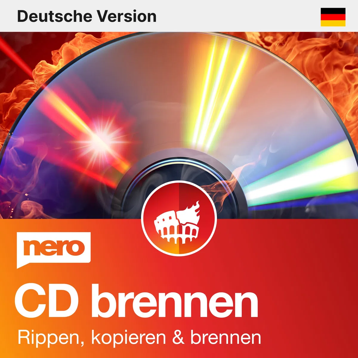 Nero Burning ROM 2026 | Brennprogramm CD Brenner Software | Brennen Kopieren Sichern | Unlimitierte Lizenz 1 PC | Windows 11/10/8/7