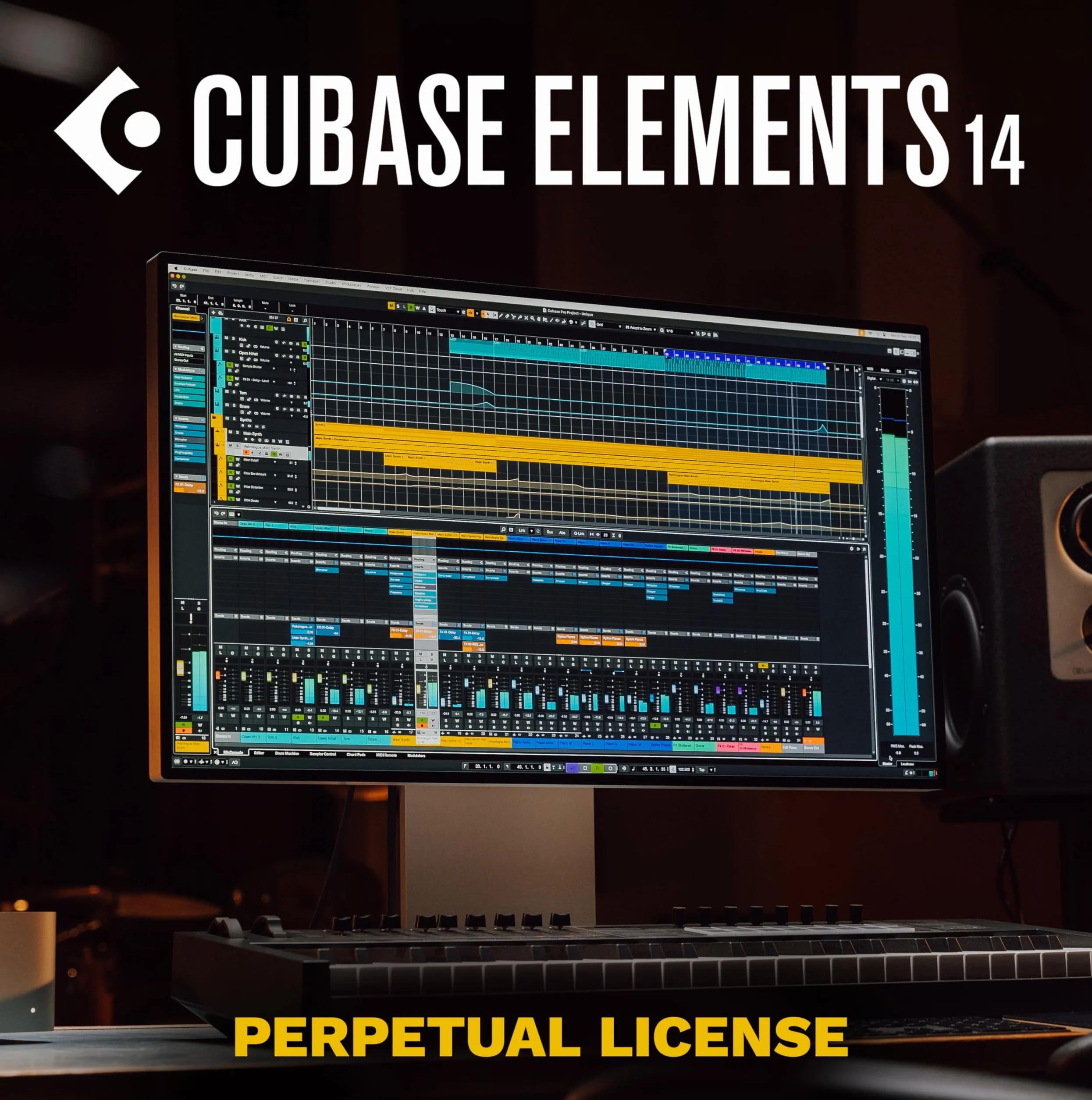 Steinberg Cubase Elements 14 Audio-MIDI-Sequenzer Recording Software