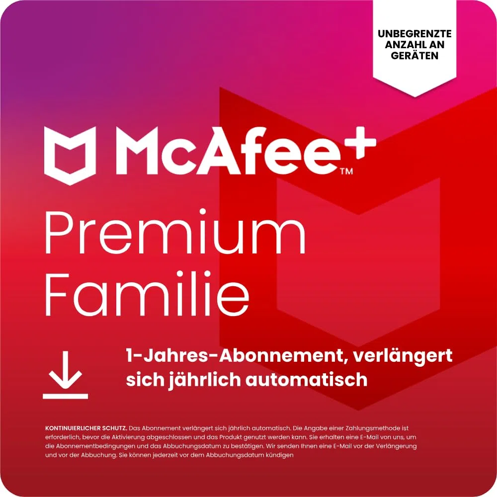 McAfee Mobile Security | Sicherheits-App für Mobilgeräte | 1-Jahres-Abonnement mit automatischer Verlängerung | Download