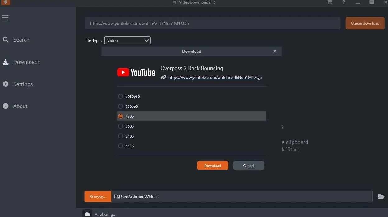 Video and Audio Downloader PRO 2 software for YouTube – download your favorite YouTube videos as MP4 video or MP3 audio – compatible with Windows 11, 10, 8