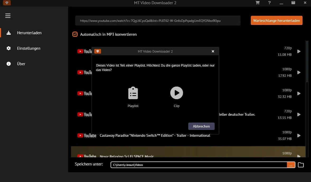 Video und Audio Downloader PRO 3 für YouTube, ARD, ZDF Mediatheken Filme und Musik direkt als MP3 oder MP4 speichern - Lebenslange Laufzeit für Windows 11, 10
