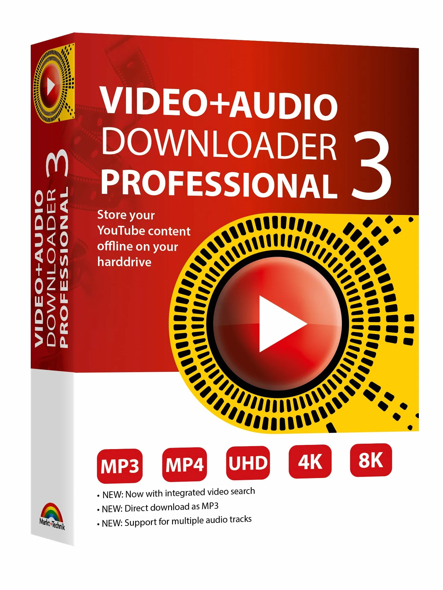 Video and Audio Downloader PRO 3 software for YouTube – download your favorite YouTube videos as MP4 video or MP3 audio – compatible with Win 11, 10