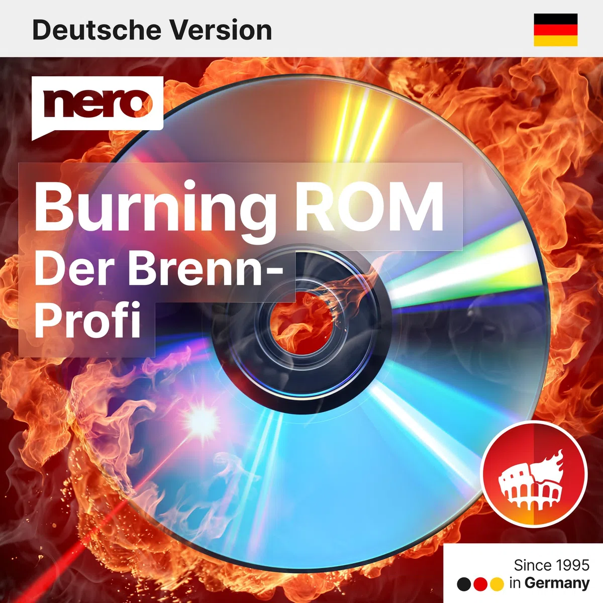 Nero Burning ROM 2026 Brennprogramm CD DVD Brenner Software Unlimitierte Lizenz 1 PC Windows 11 10 8 7
