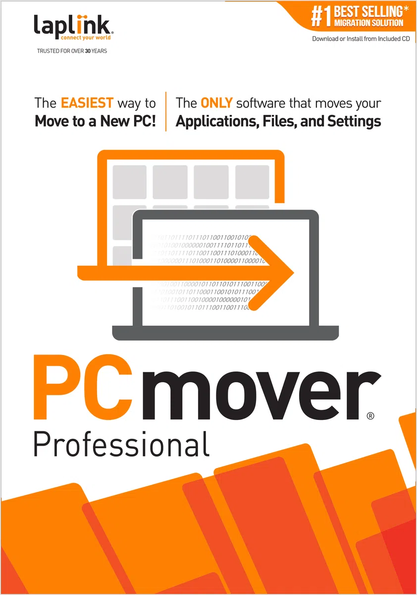 PCmover Professional 11 (1 Nutzung) - Der einfachste Weg, auf einen neuen PC umzuziehen! [Download]