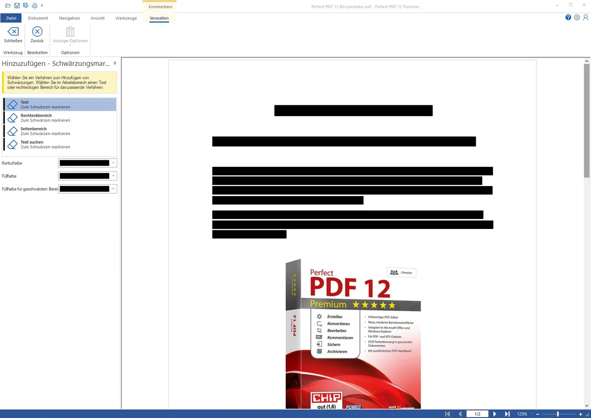 Perfect PDF 12 Premium inkl. OCR 2 USER - PDF erstellen, bearbeiten, sichern