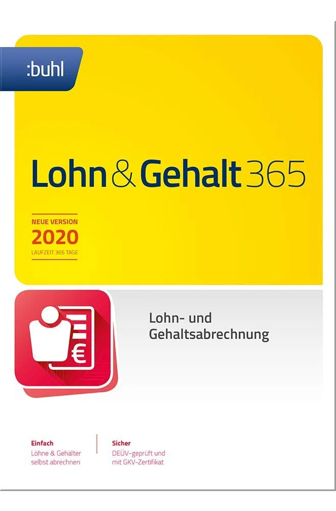 Lohn & Gehalt 365 2020 PC Software Lohnbuchhaltung Aktivierungscode