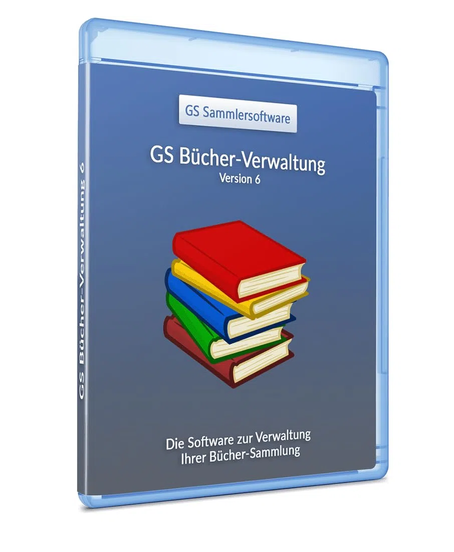 GS Bücher-Verwaltung 6 - Software zur Verwaltung Ihrer Büchersammlung - Datenbank Programm zur Bücherverwaltung
