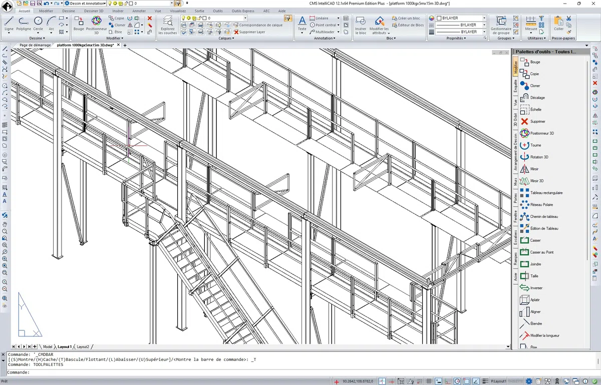 CMS IntelliCAD PE Plus Professionelle CAD-Software 2D 3D .dwg Perpetuelle Lizenz DVD Download