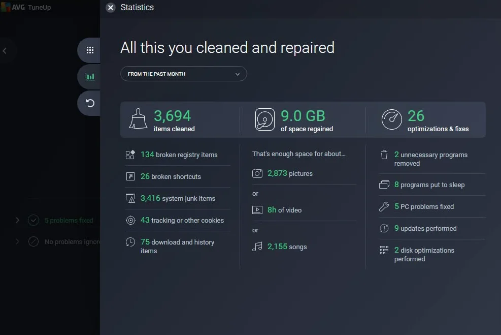 AVG TuneUp Unlimited 2026 | Für 10 Geräte | 1 Jahr | Junk-Dateien entfernen und das System beschleunigen | - für Windows, macOS, iOS und Android