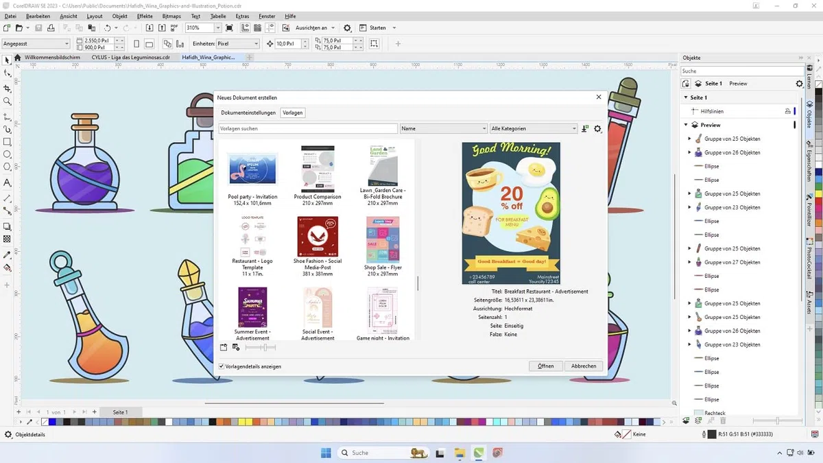 CorelDRAW Graphics Suite Special Edition 2023 OEM inkl. AfterShot 3 + PhotoMirage Express Dauerlizenz DVD-Box
