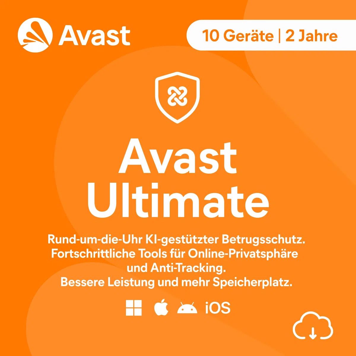 Avast Ultimate 2026 10 Geräte 2 Jahre Aktivierungscode per Email