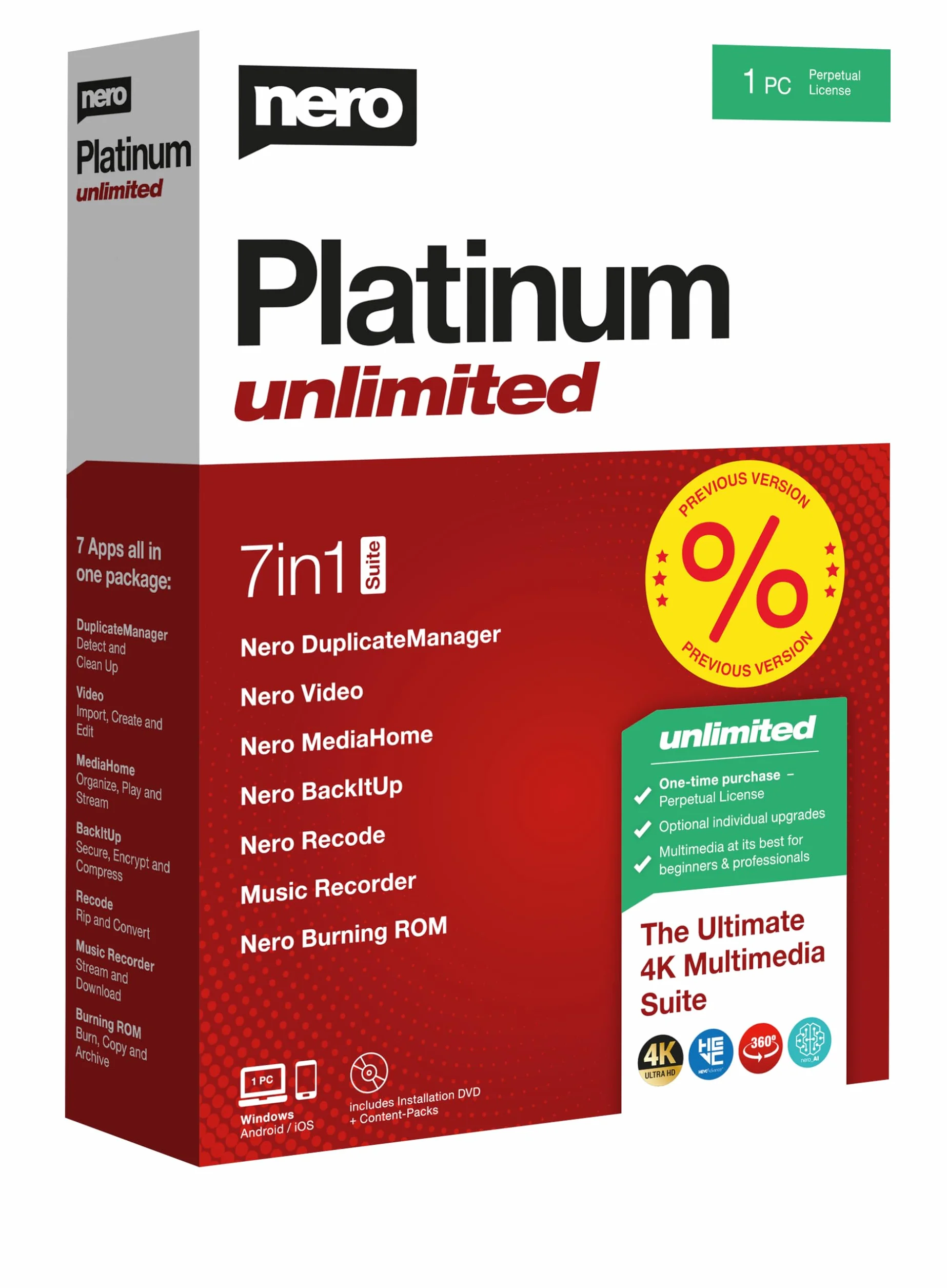 Nero Platinum Unlimited 2020 Multilingual 24 Sprachen