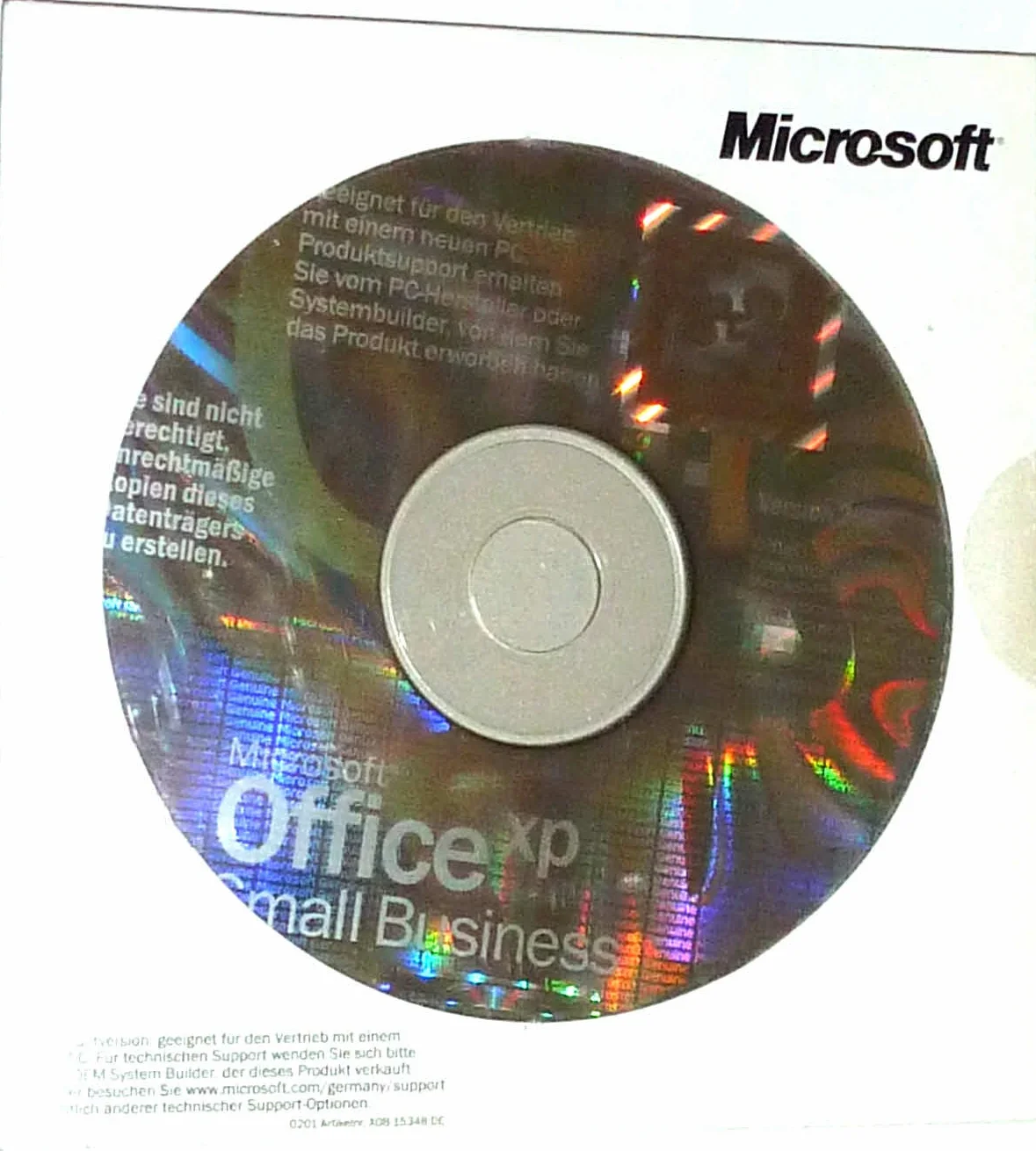 SB/MS Office Small Business XP CD W32, 3pk NON OSB, Inhalt: Word, Excel, Outlook, Publisher